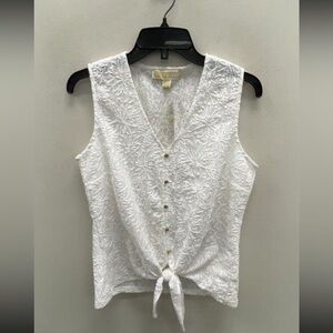 White Michael KORS Sleeveless Top